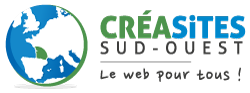 Logo CréaSites Sud-Ouest website creation Bordeaux