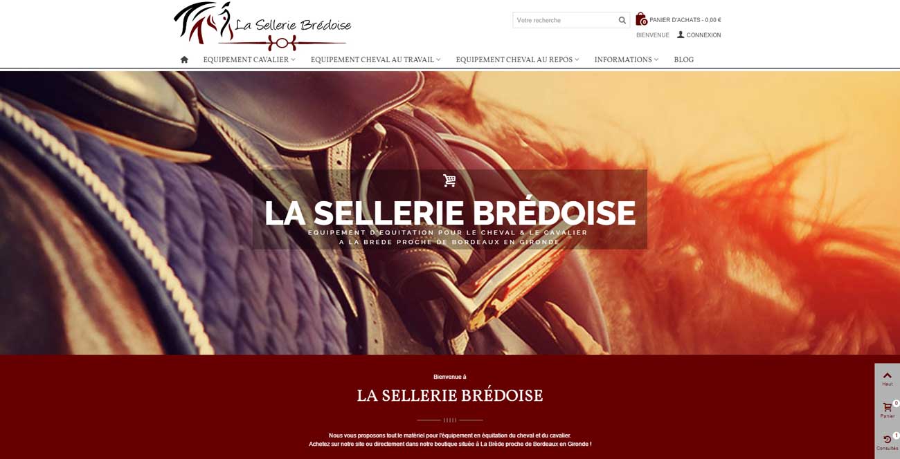 Création du site internet La Sellerie Brédoise